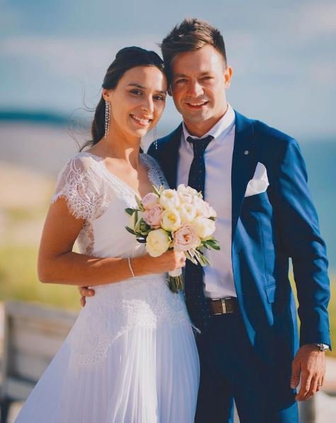 Matthieu Vaxivière And His Wife Chloé Zanin Gets Married at La Corniche in Marseille, France On July 18, 2020