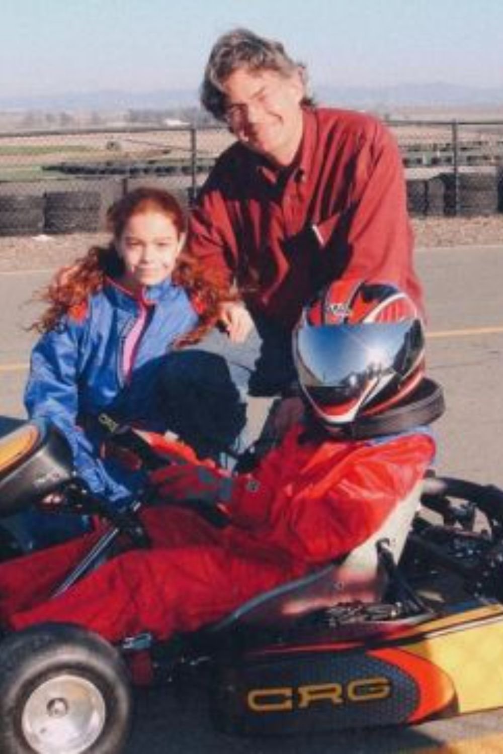 Toni Breidinger With Her Father