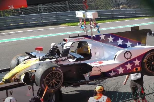 Pietro Fittipaldi Suffered A High-Speed Crash During The FIA World Endurance Championship Super Season At Circuit de Spa-Francocorchamps On May 2018