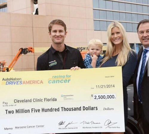 Racing For Cncer Donates 2.5 Million Dollars To Clevland Clinic Florida In 2014